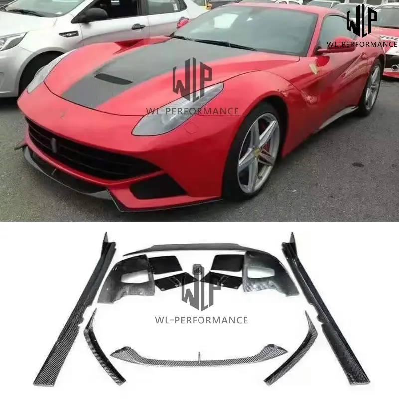 F12 автомобильный комплект кузова высокого качества из углеродного волокна