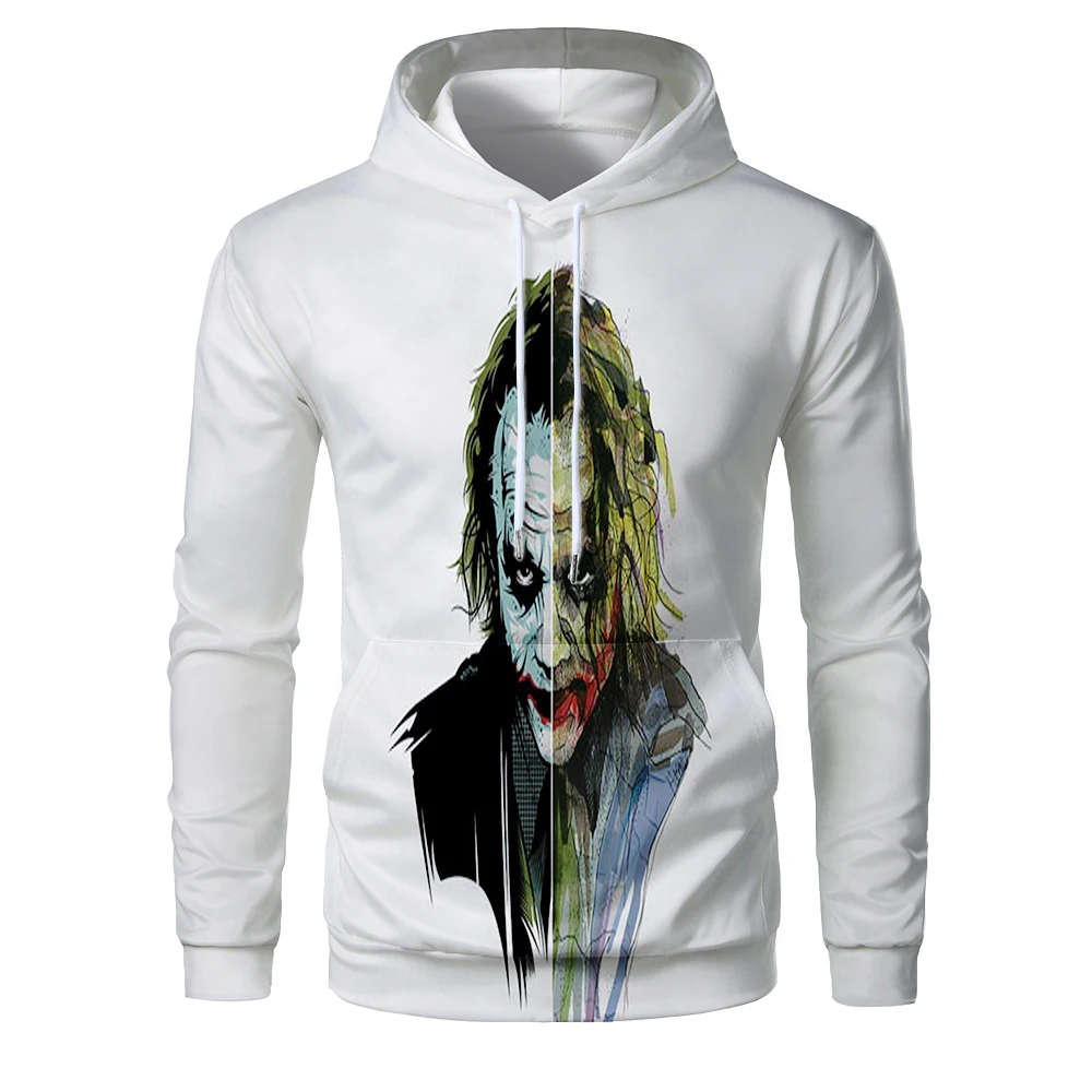 2019 хаха Джокер 3D Толстовка для мужчин и женщин хип-хоп забавная Осенняя уличная