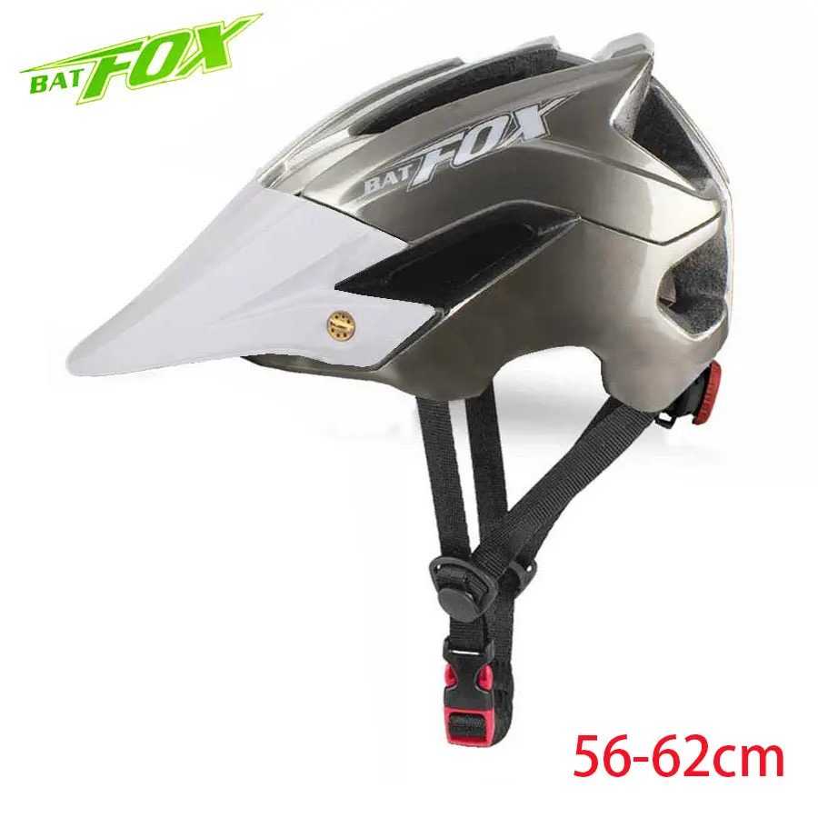BATFOX велосипедный шлем Bicycke MTB велосипедные шлемы оранжевые мужские горные защитные шлемы для езды на велосипеде Fietshelm женские сверхлегкие спортивные шлемы для активного отдыха - Цвет: 5002-Titanium-White