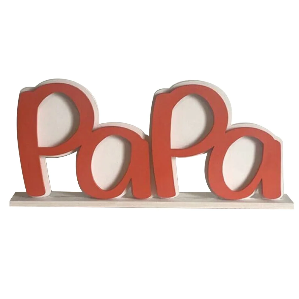 

Father'S Day Photo Frame PAPA DAD Creative Letter Picture Acrylic Holder Of Home Desktop Decor Ornament Perfect Send Father Gift