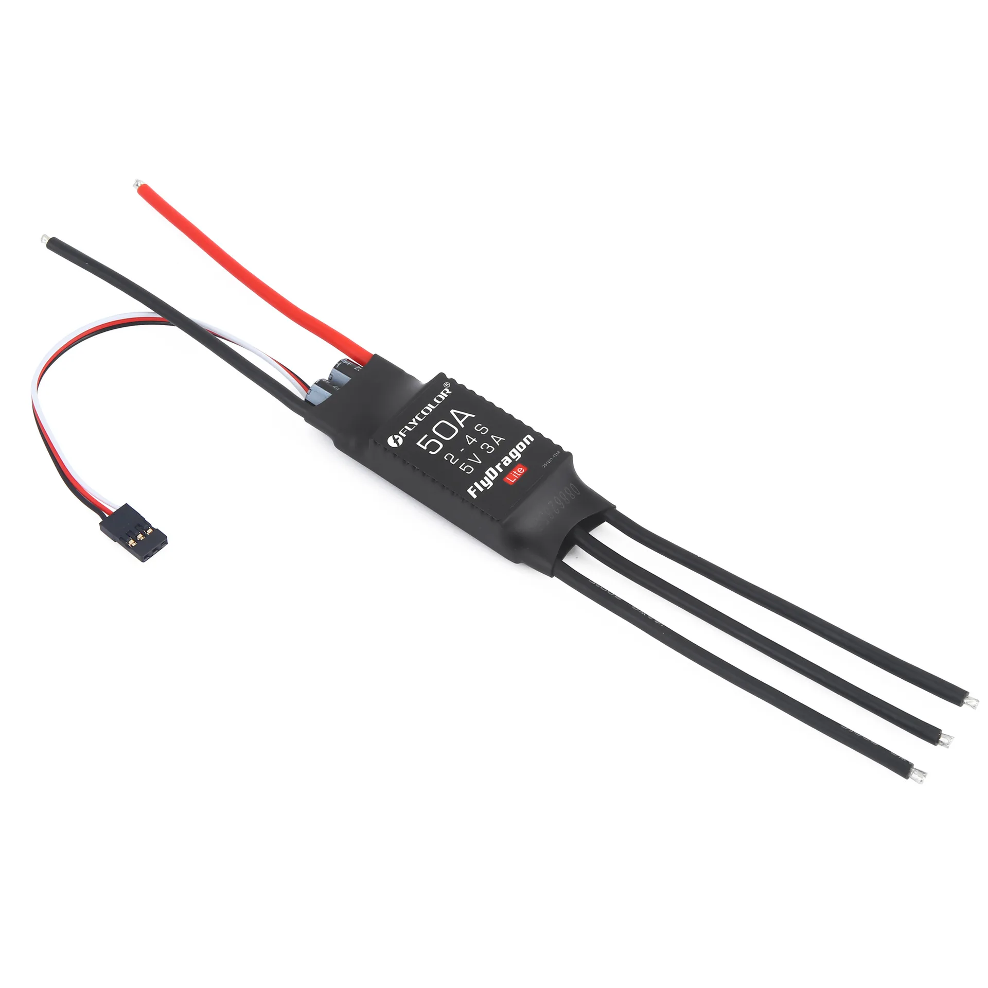 

FLYCOLOR Flydragon Lite 20A/30A/40/50A 5V BEC 2-4S Brushless ESC for RC Airplane Fixed-Wing FPV Drones