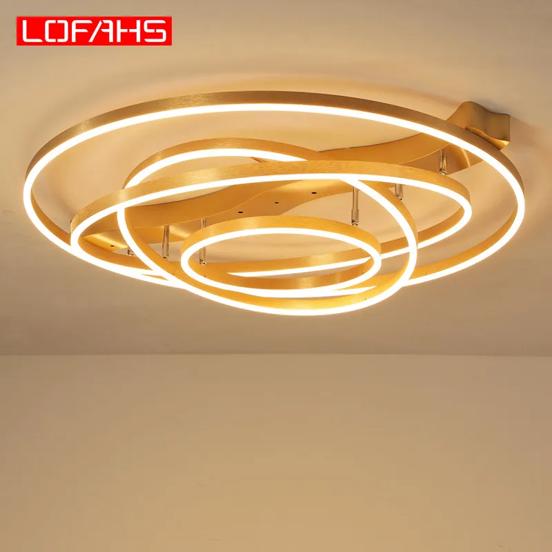 LOFAHS роскошный современный светодиодный Люстра для дома коммерческое освещение