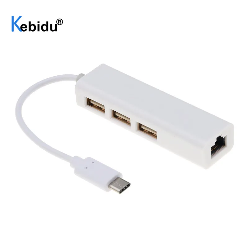 Kebidu USB-C To RJ45 USB Cable USB3.1 Ethernet Network LAN Adapter Type C Hub for Macbook ThinkPad Samsung Laptop | Компьютеры и офис