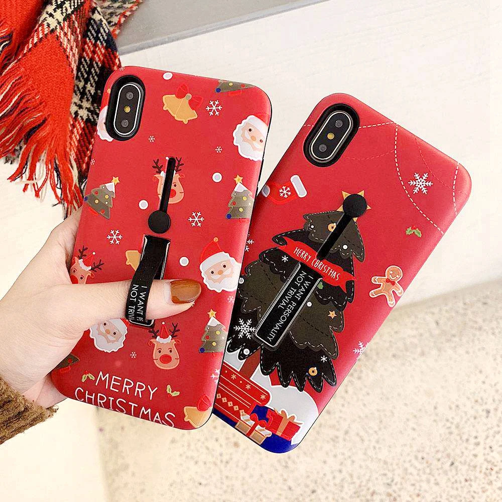 KISSCASE спрятать демонстрационный держатель для колец чехол iPhone XS MAX XR X 6 6s 7 8 Plus Merry