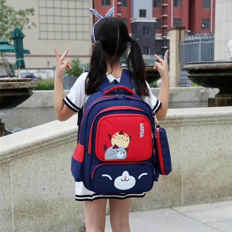 Waterproof Kids backpack Primary School Bags For Students Boys Girls orthopedic Backpacks Schoolbags Book Bag mochila infantil