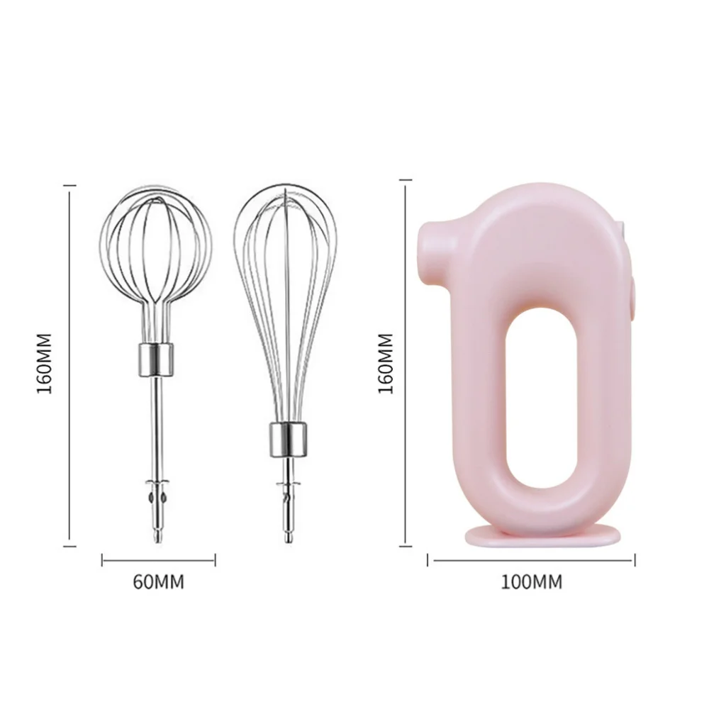 

Rechargeable Hand Mixer Blender Electric Egg Whisk for Cake Baking Cooking