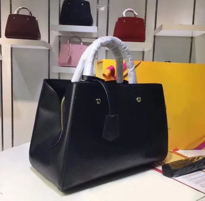 

Original high-quality luxury handbag Montaigne bag Ladies handbag Letter embossed leather classic print cross shopping bag