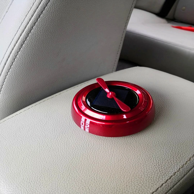 

Car Perfume holder solar rotating aromatherapy car interior decoration solid balm air freshener
