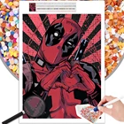 Алмазная живопись, мультяшный герой, вышивка, мозаика, любовь, пушка, стразы 5D, сделай сам, квадратная, круглая, фото, вышивка крестиком для дома