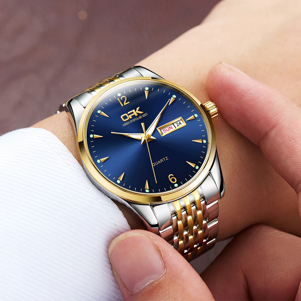 

Men watch OPK Top Original watches for men Fashion waterproof watch for men Business Dress sports digital watch