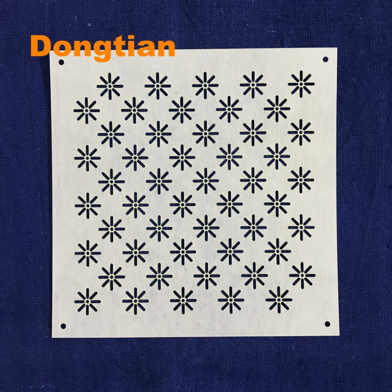 Классический шаблонов Sashiko мягкий шаблон цветок алмаз Стич для рисования цветы