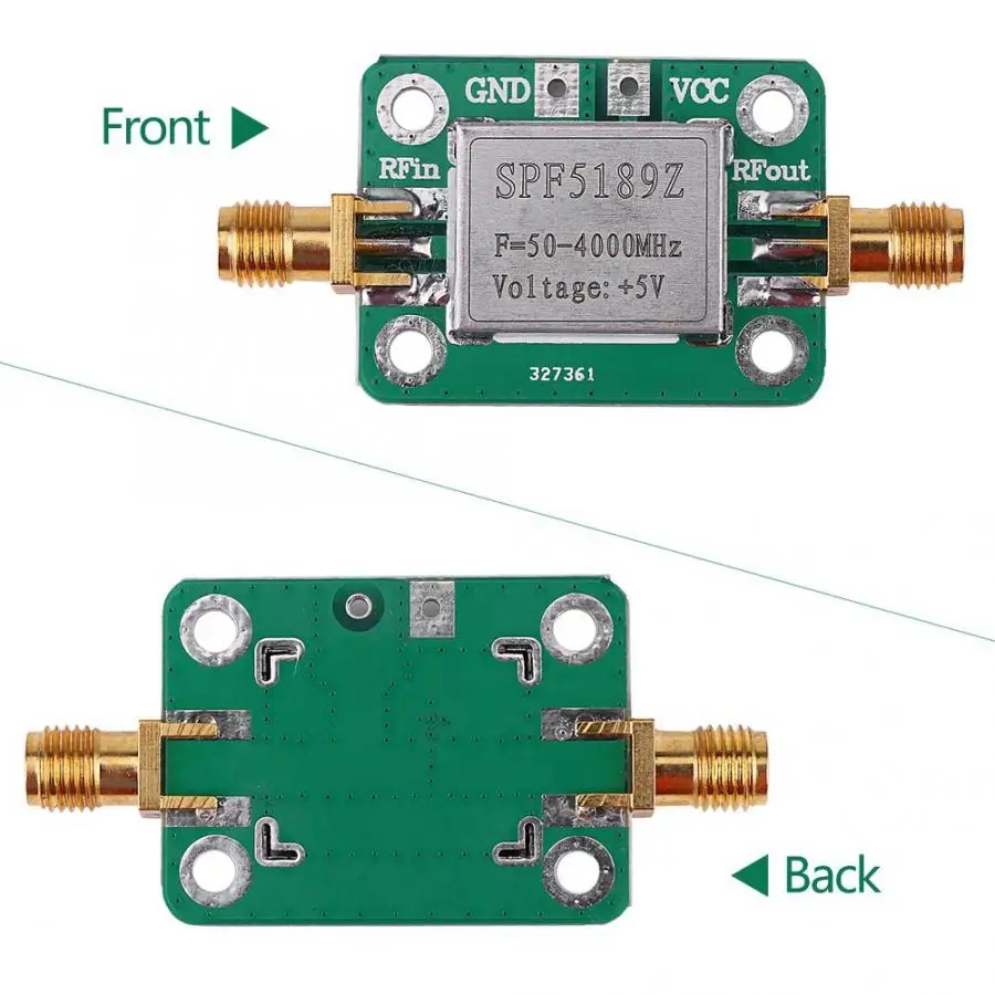 LNA 50 4000 МГц SPF5189 Радиочастотный усилитель приемник сигнала для FM HF VHF / UHF Ham