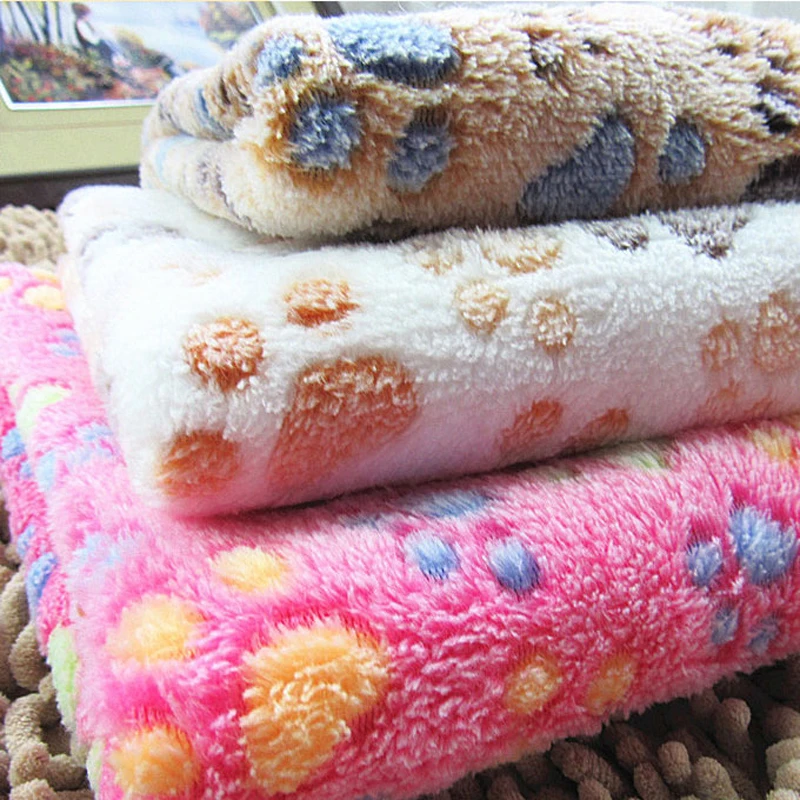 

Warm Pet Fleece Blanket Bed Mat Pad Cover Cushion For Dog Cat Puppy Animal