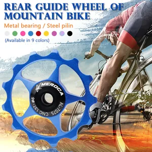 Задний переключатель передач, ролик шкива 11T 13T, подшипник из легированной стали для велосипеда, детали направляющего колеса, велосипедные аксессуары