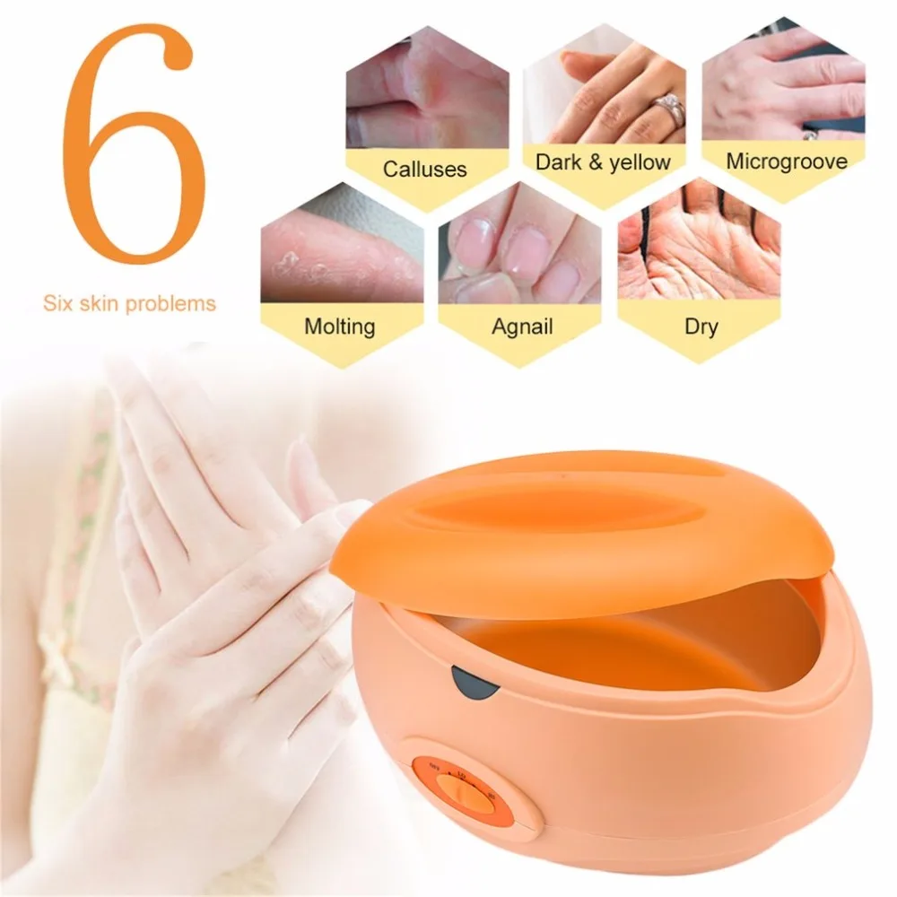 

Rechargeable Paraffin Heater Therapy Bath Wax Pot Warmer Beauty Salon Spa Wax Heater Body Depilatory Lady Skin Care Tool EU Plug