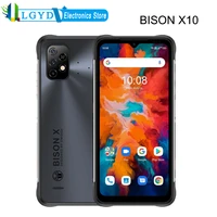 UMIDIGI BISON X10 Global Version Rugged Phone 4GB RAM 64GB 128GB ROM 6150mAh 6 53inch Android MTK Helio P60 Octa Core OTG NFC