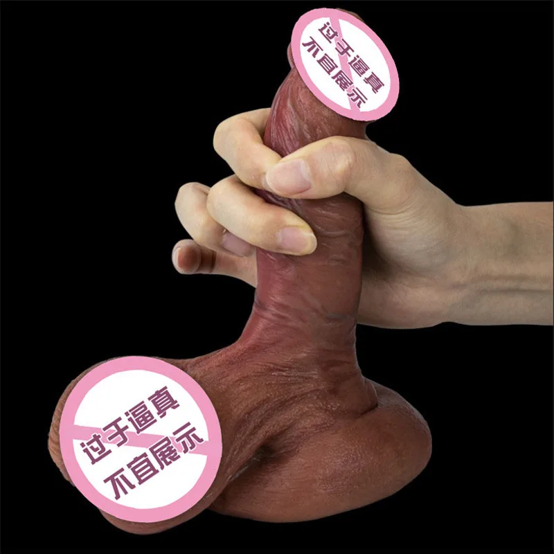 Sexy Huge Testis Penis Dildo Realistic For Women Big Dick Suction Cup G Spot Stimulate Females Masturbation Lesbian Sex Toys |