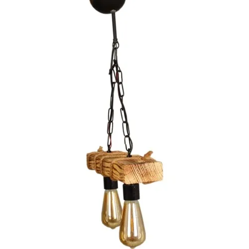 

Wood Chandelier Single Lighting Pendant Lamp Chandelier