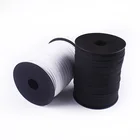 Белый и черный Швейные аксессуары для шитья, эластичная лента, эластичная лента, 5 ярдов, 36 мм, Резиновая лента, шнур, полиэстер, спандекс