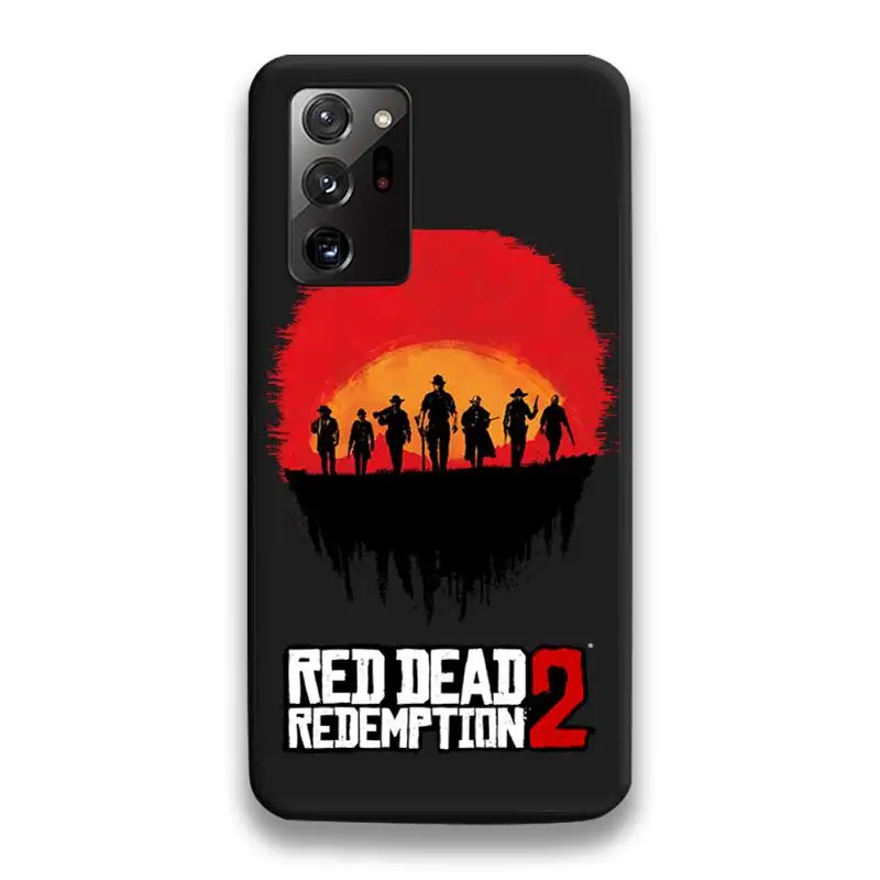 Red Dead Redemption 2 Phone Case For Samsung Galaxy Note20 ultra 7 8 9 10 Plus lite M51 M21 M31S J8 2018 Prime | Мобильные телефоны