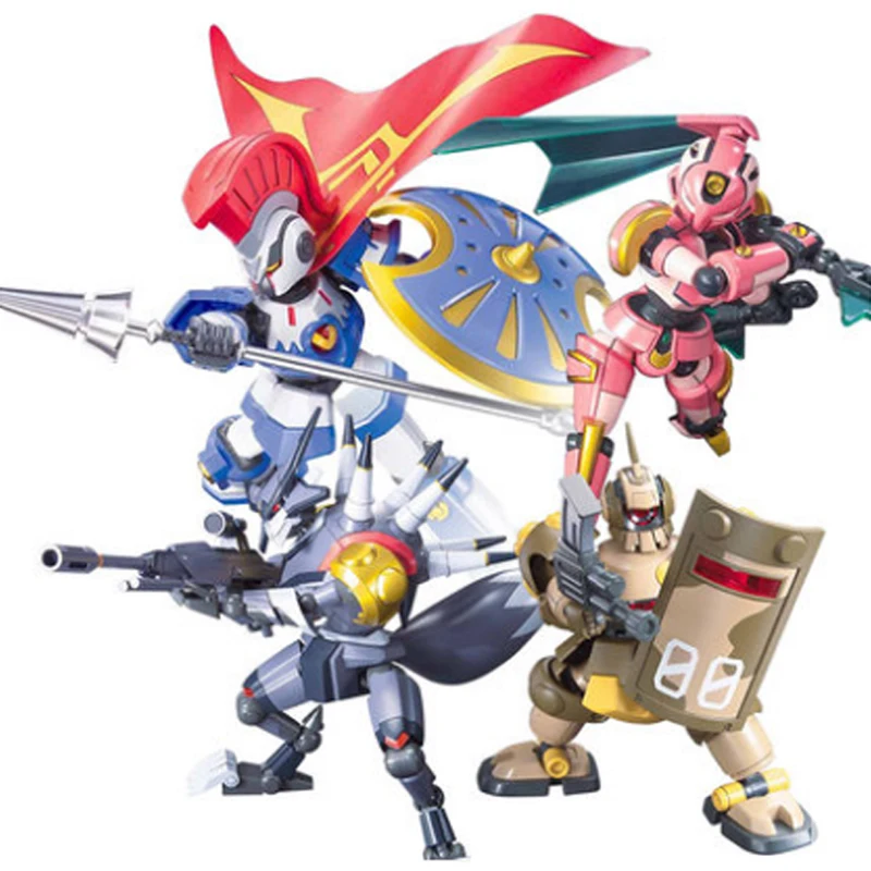 Оригинальный Bandai WARS LBX 001 Achilles Deku Женский Охотник за ниндзя сборная фигурка