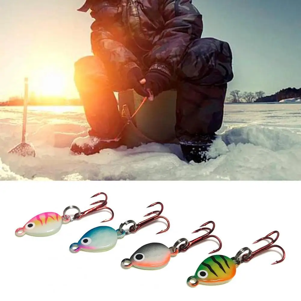 

Красочная 4 шт./компл. изящная мини-искусственная кожа, легко бросать приманку для рыбалки с 3D глазами для улицы