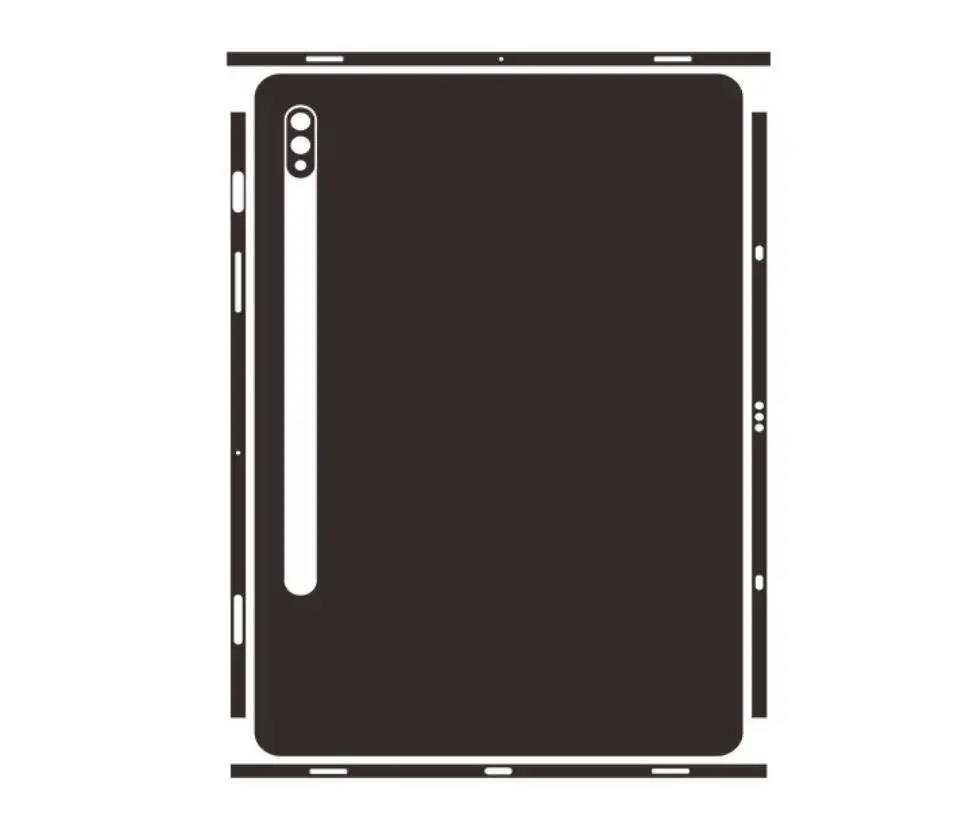 Special Design 1PCS Outer Lid Skin Sticker Cover Case Protection Film For Samsung Galaxy Tab S8 S7 11