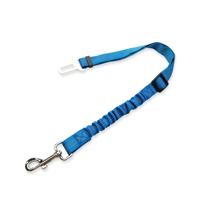 

Pet Supplies Car Seat Belt Traction Belt Buffer Belt Elastic Reflective Safety Rope Traction Rope Dog