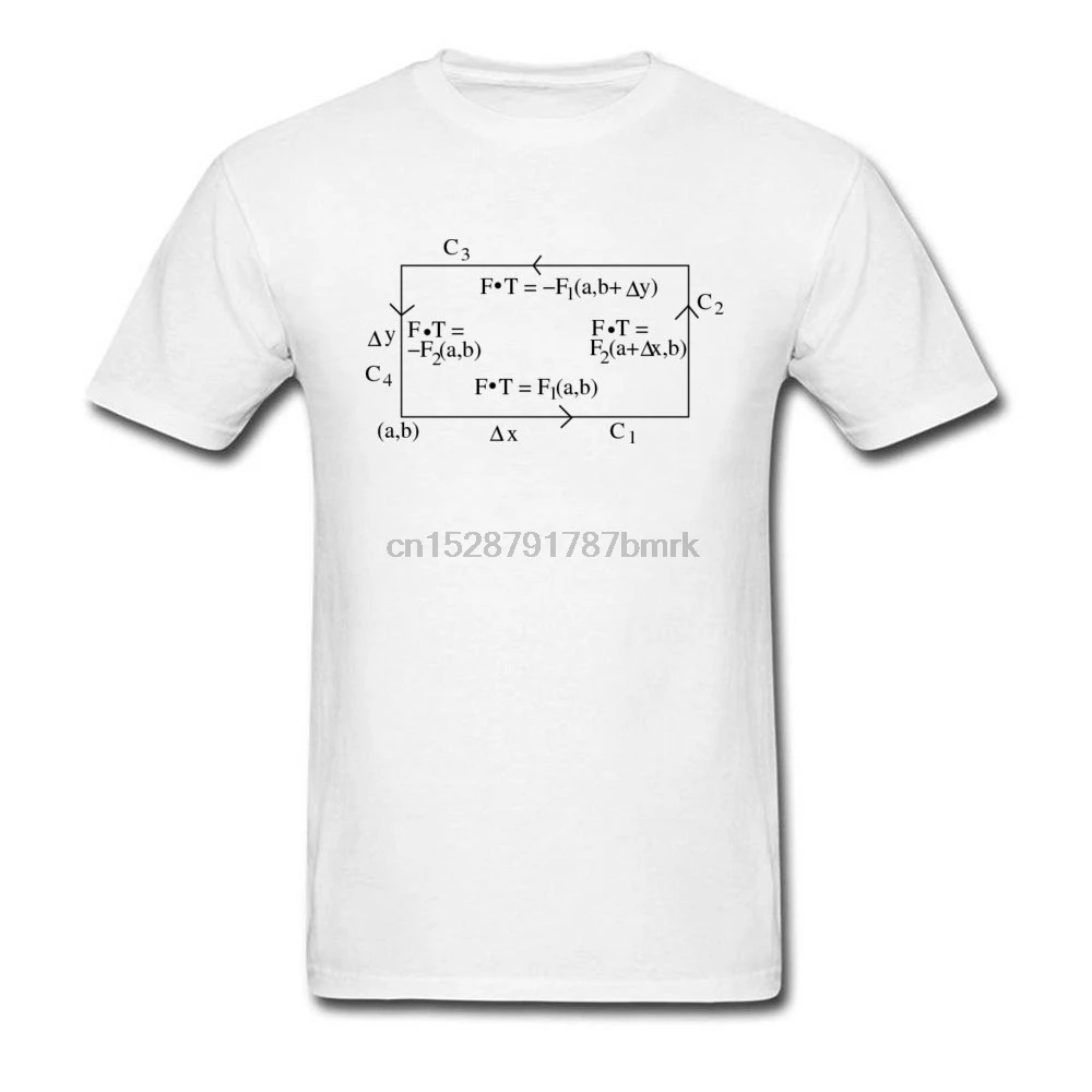 100% хлопок топы с 3D принтом рубашка единица расчета площади тангенты