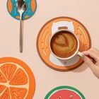 Креативные милые стол столовых Водонепроницаемый теплоизоляция Нескользящая Подставка под миску мультфильм Молоко Кофе Вода подставки Кухня посуда