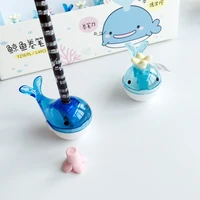 cute whale pencil sharpener mini stationery school office supply student stationery kids gift
