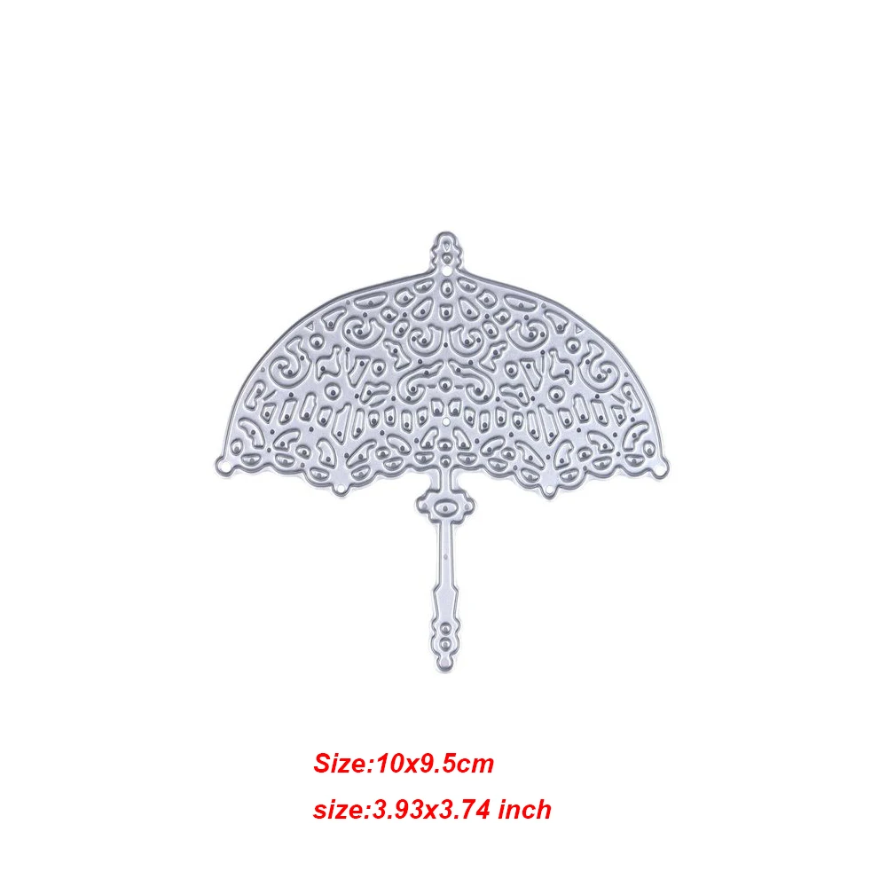 Кружева Зонтик резки штампы ремесло металла высечки милые бумажные карточки для