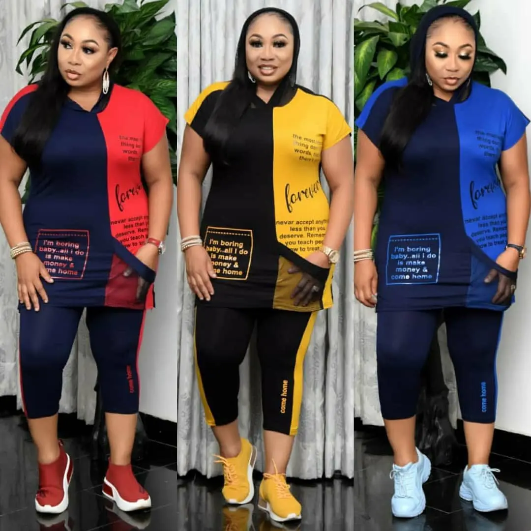 

2021 Two Piece Set Africa Clothes African New Fashion Striped Suit Top Trousers Super Elastic Party African For Sets Outfits