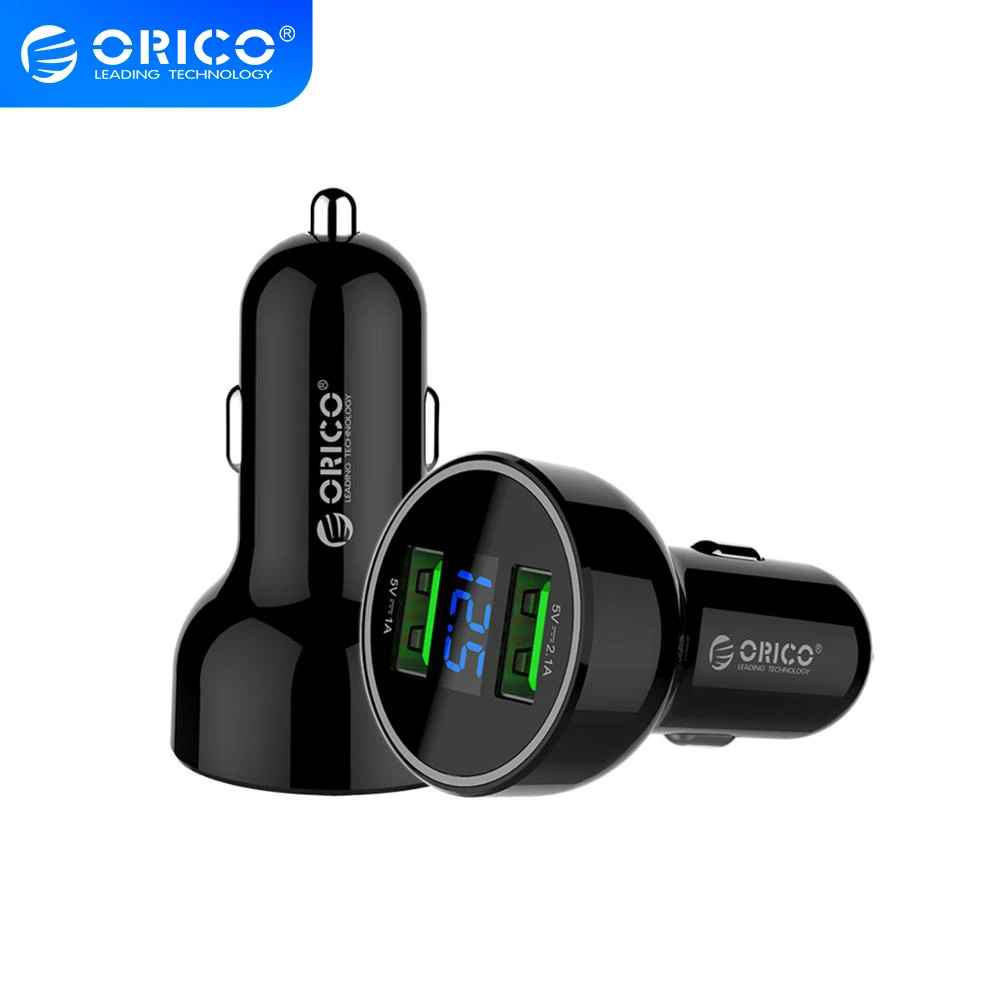 Зарядное устройство ORICO автомобильное с двумя USB портами 15 5 Вт|Зарядные