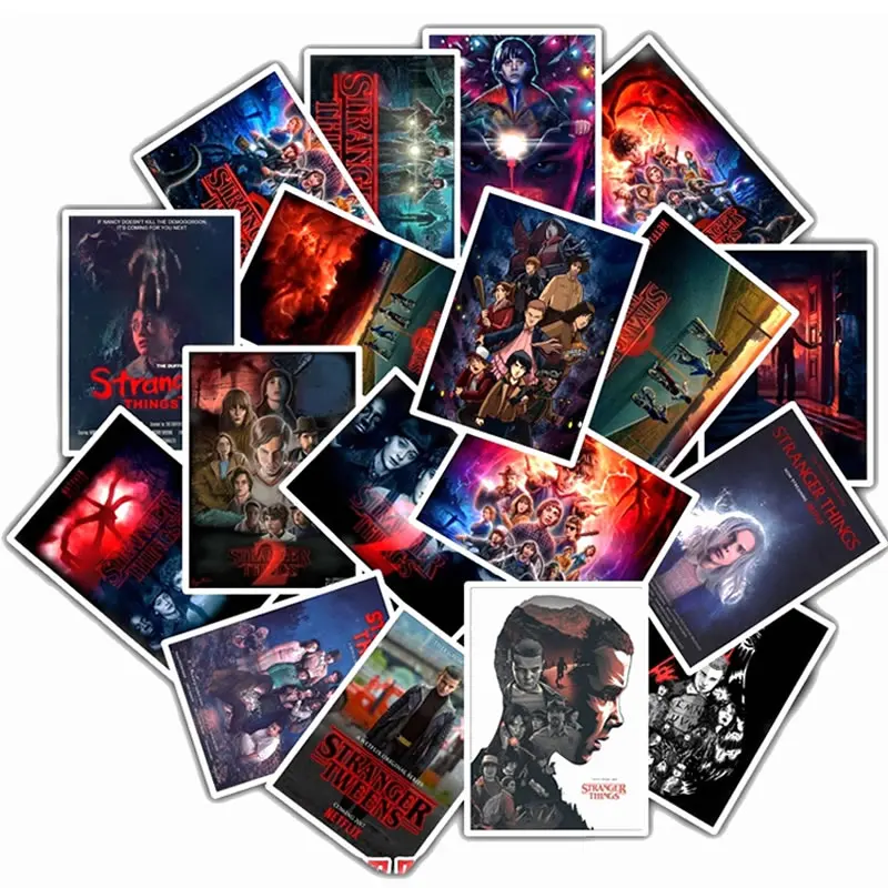 Stranger Things Сезон 3 ТВ Стикеры из фильмов чемодан для скейтборда сноуборда багажа