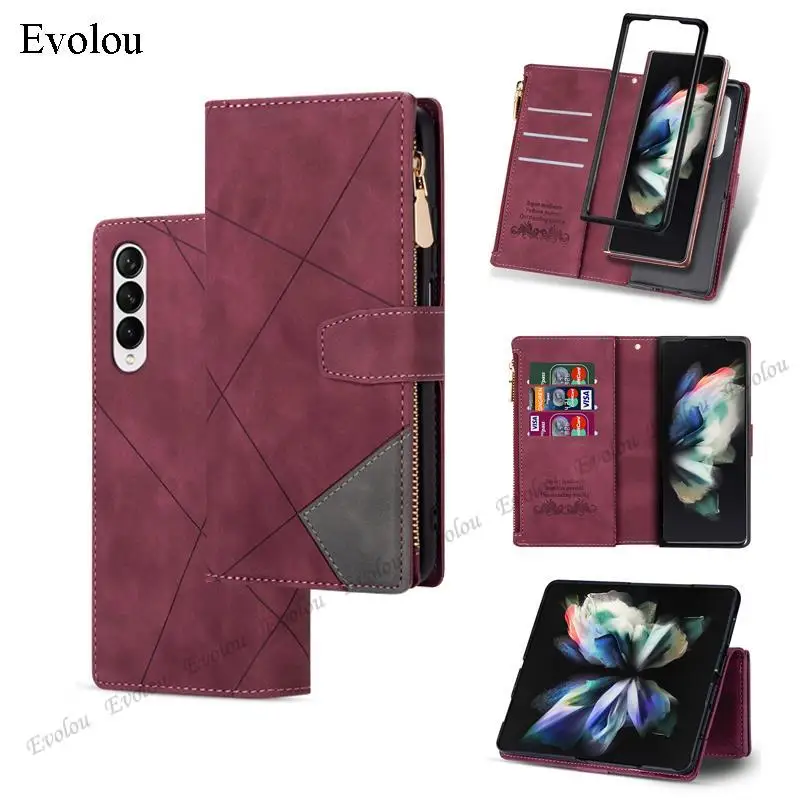 Кожаный чехол-книжка для Samsung Galaxy Z 3 | Мобильные телефоны и аксессуары