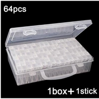 285664128 pcs lattice diamond painting tools accessories beads container kits storage organizer stone storage convenience box