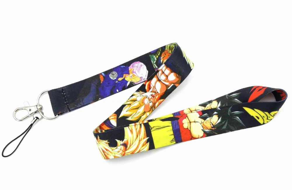 Новое поступление 1 шт. Высокое качество мультфильм Dragon Ball серии бейдж держатель ремешок аниме-брелок для ключей шейный ремешок Ремешок для мобильного телефона