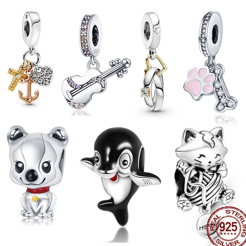 

CodeMonkey 100% Real 925 Sterling Silver Oxidation Flower Bead Fit Original pandora Bracelets Hot Sale DIY Jewelry Making