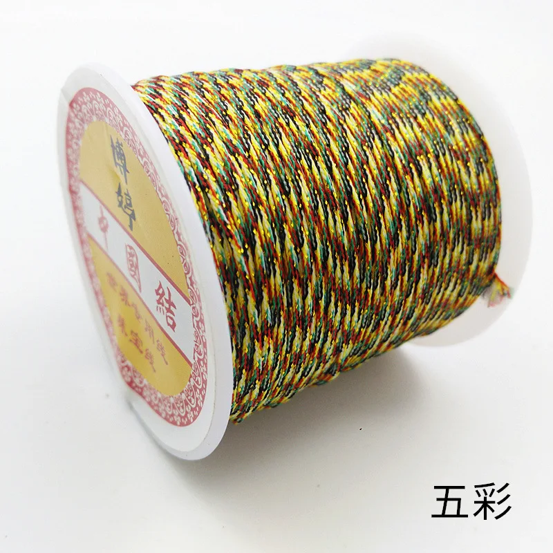 50 м/лот 0 8 мм своими руками Нефритовая Веревка плетеная нить браслет веревка