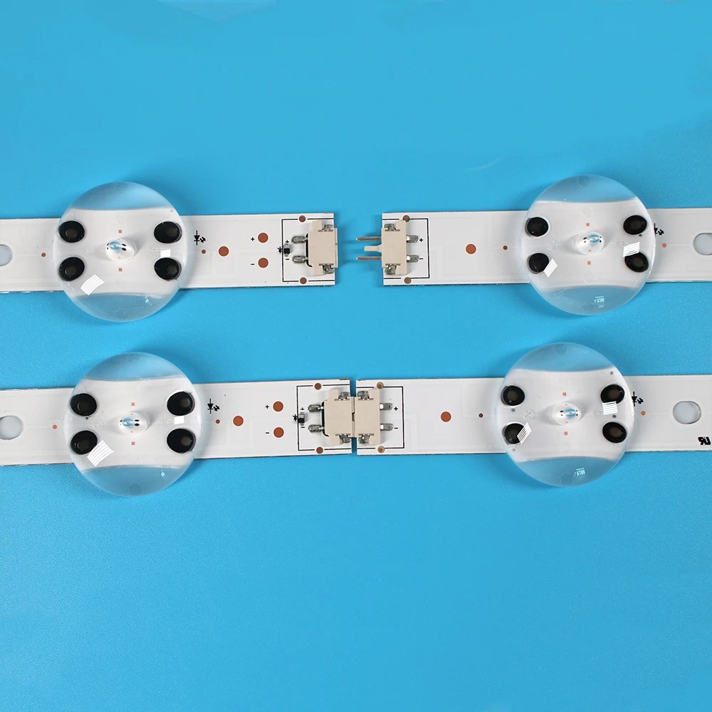 New Kit 4 PCS LED strip For LG 49UV340C 49UJ6565 49UJ670V 49 V17 ART3 2862 2863 6916L-2862A 6916L-2863A V1749L1 | Компьютеры и офис