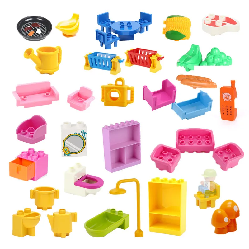 Детали для конструктора девочек спальни игрушки сделай сам диван туалет телефон