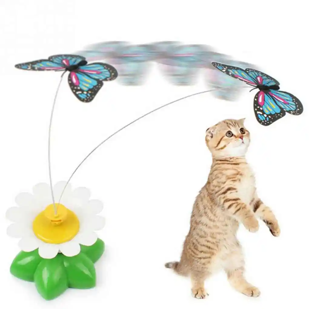 

Automatic Electric Rotating Cat Toy Colorful Butterfly Bird Animal Shape Plastic Funny Pet Dog Kitten Interactive Training Toys
