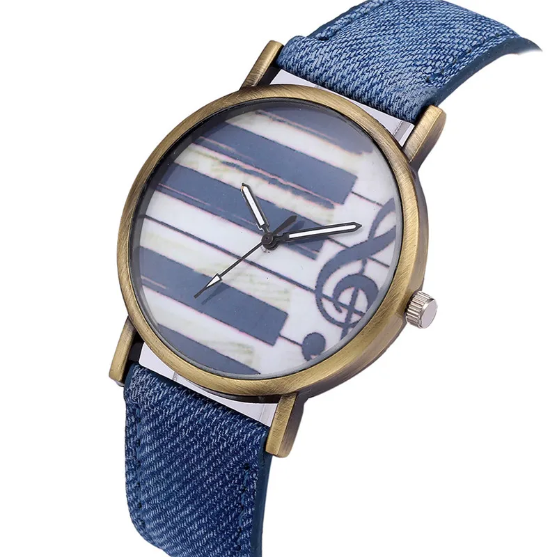 Женские Кварцевые аналоговые наручные часы в стиле ретро с цифровым музыкальным