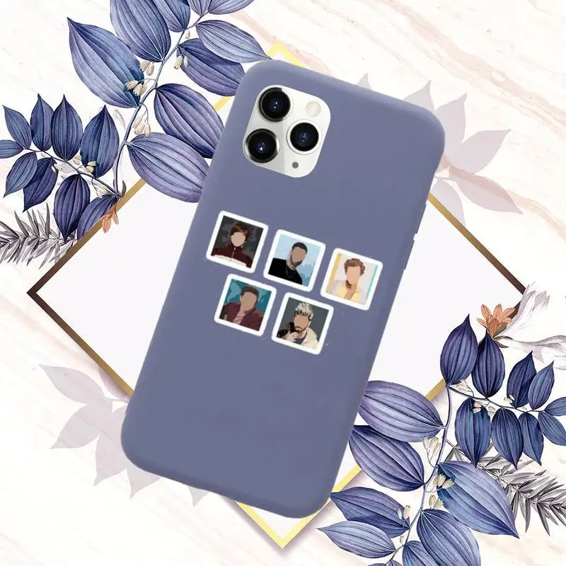 

Louis Tomlinson One Direction Phone Case Purple Candy Color for iPhone 11 12 mini pro XS MAX 8 7 6 6S Plus X SE 2020 XR