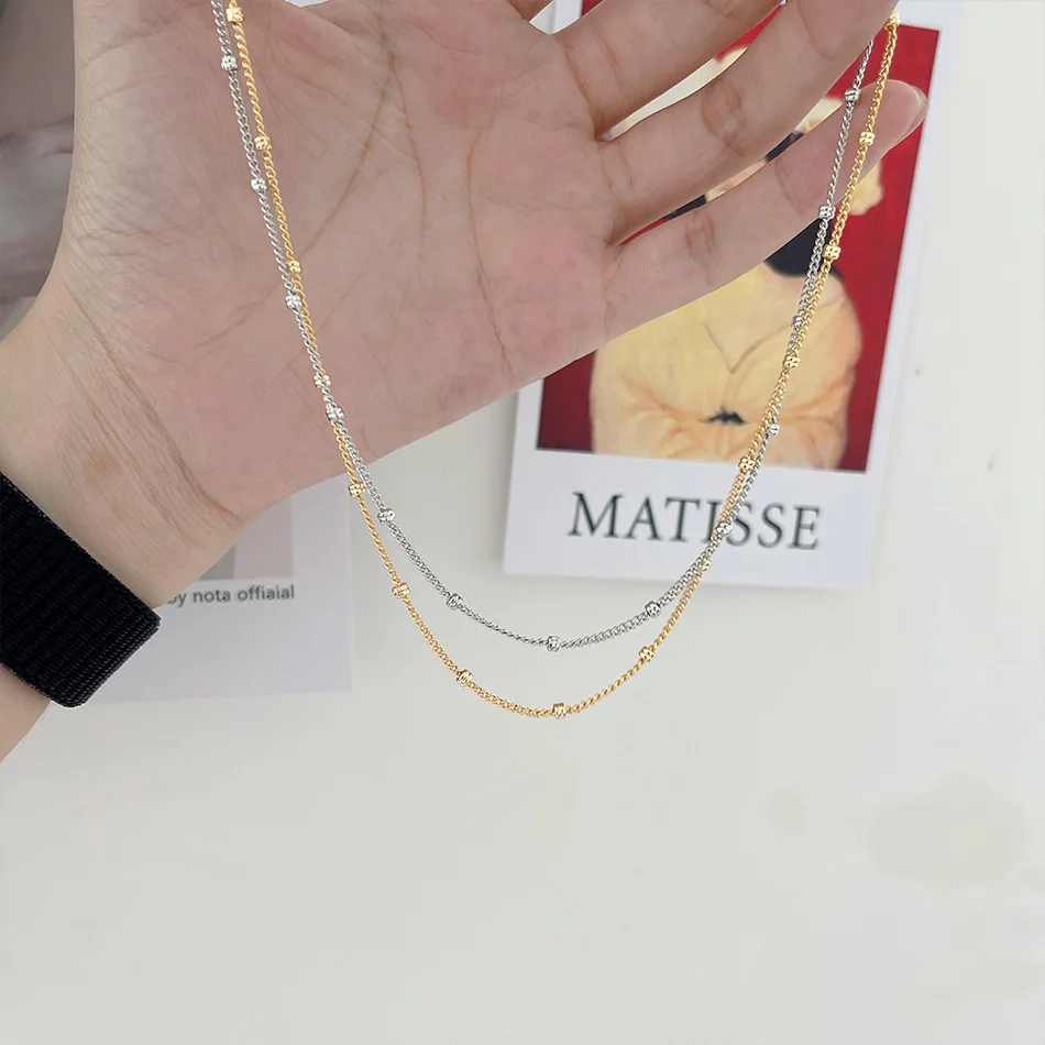 Женское Ожерелье темпераментная простая и модная подвеска ожерелье до ключиц