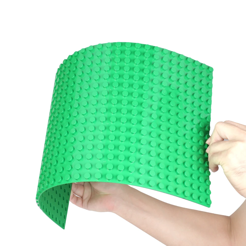 Большие блоки Базовая пластина 32*16 точек 51*25 см опорная плита DIY строительные