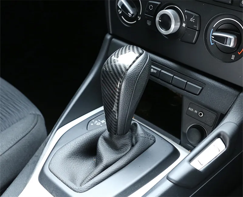 

For BMW 3 Series E90 E92 E93 ABS Inner Center Console Gear Shift Knob Trim Cover 2005-2012 1pcs Car Accessories Interior
