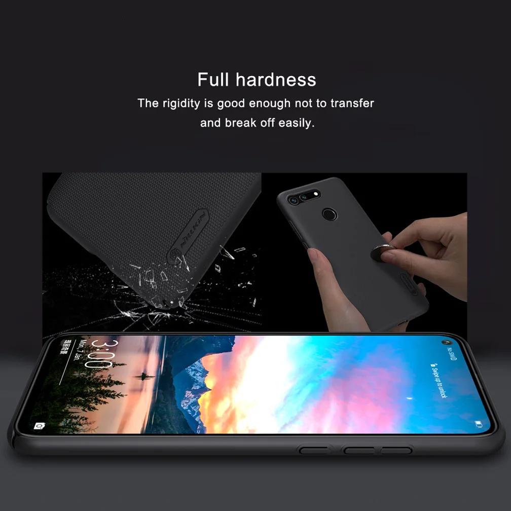 Для HUAWEI Honor View 20 чехол 6,4 ''NILLKIN матовая жесткая задняя крышка Подарочный держатель для телефона Honor View 20 бампер для телефона