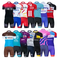 2021 pro team france cycling jersey bike shorts 9d gel mtb ropa ciclismo men%e2%80%99s summer bicycle clothing maillot culotte suit